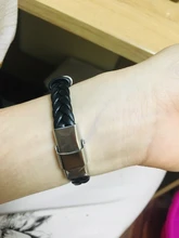 Pulsera de cuero trenzado personalizable para hombre, brazalete de cuero trenzado, regalo inspirador