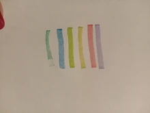 Rotuladores fluorescentes borrables de 6 colores, marcadores Pastel, pluma fluorescente de doble punta para dibujo de arte, marcación, papelería escolar y de oficina