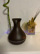 Humidificador de aire ultrasónico de 500ML, con Control remoto difusor de Aroma, luz LED que cambia de 7 colores, difusor de aceite esencial eléctrico inteligente