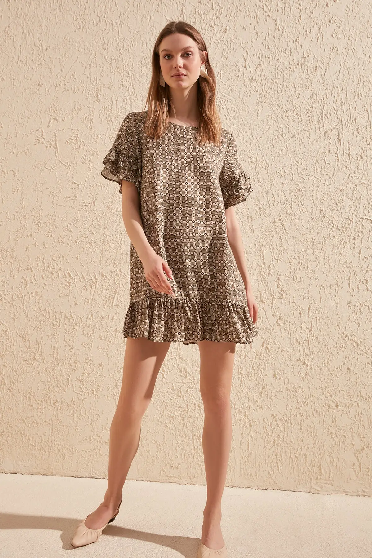

Trendyol Ruffle Detail Dress TWOSS20EL0963