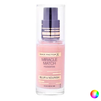 

Fluid Foundation Make-up Miracle Match Blur & Nourish Max Factor