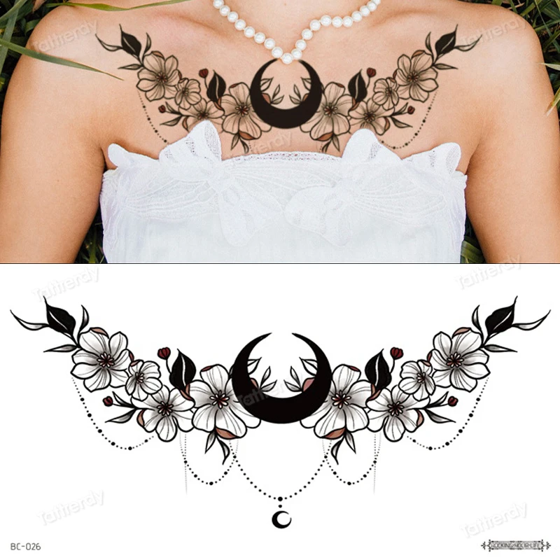 Frauen tattoos brust