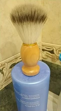 Brocha de afeitar para hombre, herramienta de afeitar con mango de madera, 2020