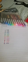 Lote de 12 bolígrafos creativos de Gel de 0,5mm, 12 colores, marcadores de tinta de color, papelería, estilo de moda, regalo de artículos de oficina