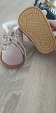 Botines de nieve para bebé, zapatos de cuna para niño y niña, suela antideslizante de algodón cálido para invierno, zapatos para primeros pasos