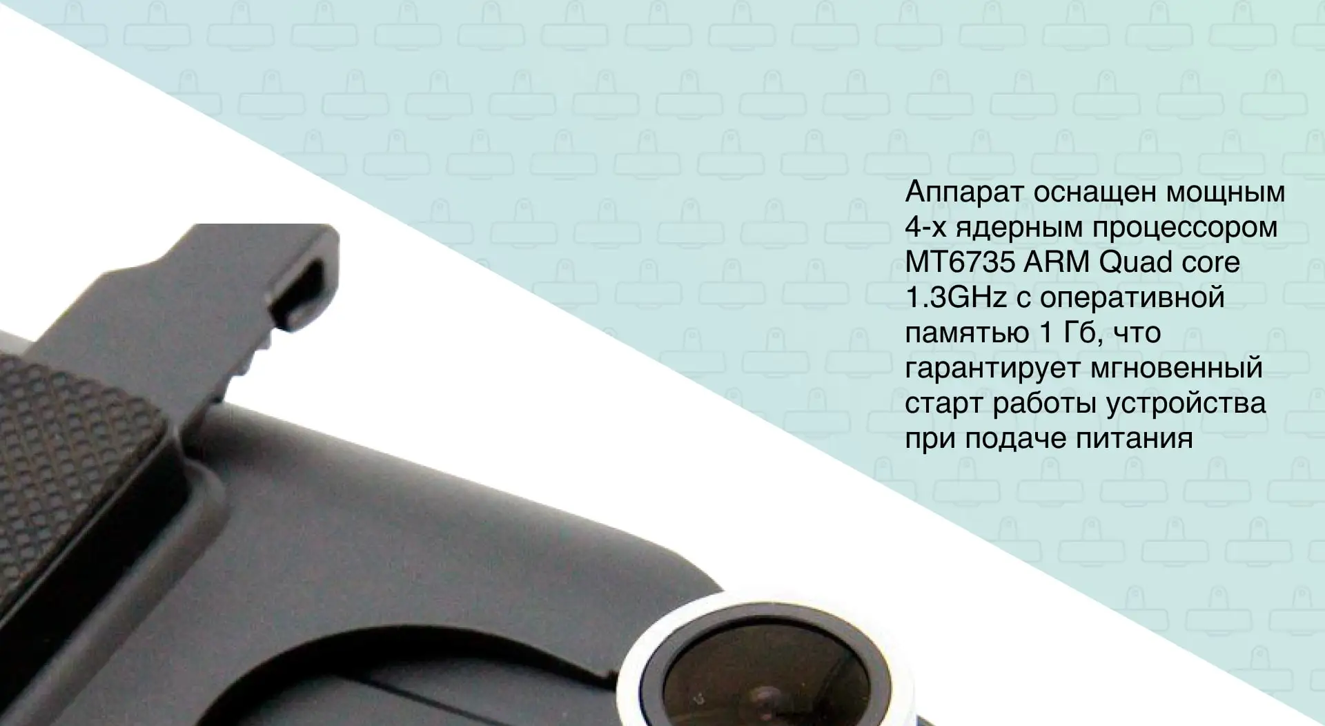 Видеорегистратор с 2-мя камерами на базе Android с GPS, 4G и Wi-Fi Eplutus D40