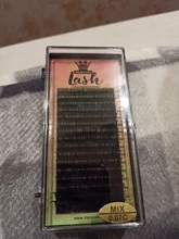 MASSCAKU 16 filas/caja 8 ~ 16mm y mezcla premium natural Sintético visón individual extensión de pestañas maquillaje cilia profesional