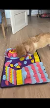 Blanket Activity-Mat Feeding-Mat Puzzle Dog-Snuffle-Mat Foraging Nosework Food-Training