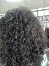 Peluca de Bob corto con onda de encaje en el agua, pelucas de cabello humano 13x4 con encaje frontal de Bob brasileño, corte Pixie Bob, peluca de cabello humano rizado