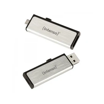 

USB and Micro USB Memory Stick INTENSO 3523470 16 GB Silver