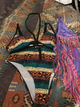 Conjunto de Bikini de estilo vendaje para mujer, ropa de baño Sexy con sujetador acolchado de realce, bañador de cintura alta con cordones, ropa de playa 2019