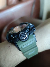 Smael Relojes Deportivos de Marca para Hombre con Doble Pantalla Analógica Digital Led Relojes de Pulsera de Cuarzo Electrónicos Reloj Militar de Natación Impermeable