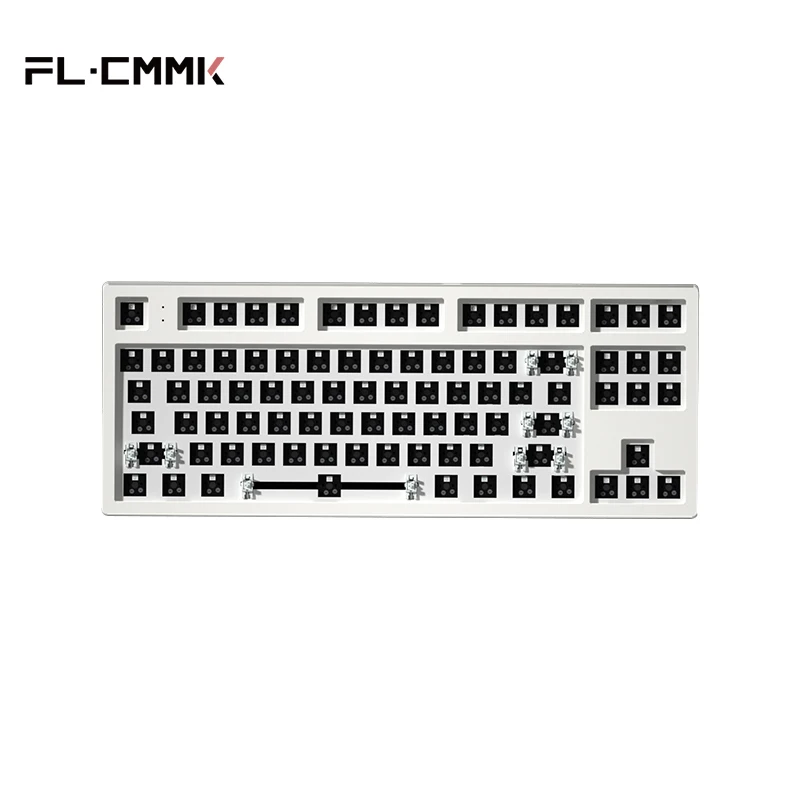 FL·ESPORTS MK870 Kit Bluetooth Wireless 2.4G Three-Mode Keyboard Customization Kit Satellite Axis Full Key Hot Swap 87 Keys korean computer keyboard Keyboards