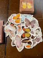 46 Uds Kawaii mariposa decoración álbum programa pegatinas Scrapbooking Agenda diario pegajoso papel de