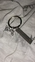 De moda grabado llavero viaje seguro te necesito aquí con me de la motocicleta llavero colgante de auto par joyería presente llaveros