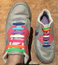 Shoelaces Sneakers Metal-Lock Elastic No-Tie Lazy 24-Colors Kids for Adult
