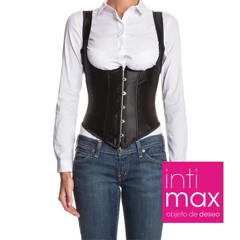 

INTIMAX underbust effect leatherette in black color