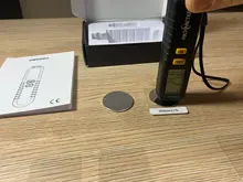 RICHMETERS GY910 medidor de espesor de recubrimiento Digital 1 micrón/0-1300 de la pintura del coche de espesor de película probador del metro de FE/NFE