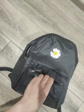 Mochila para estudiantes adolescentes de margaritas, mochila de lona blanca, mochila de viaje de moda, tendencia urbana