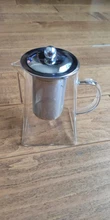 Glass Teapot Tea-Kettle INFUSER-FILTER Puer Flower Oolong Kung-Fu Heat-Resistant Stainless-Steel