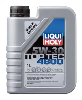 

LIQUI MOLY oil Motor top TEC 4600 5W-30 (1 liter.)