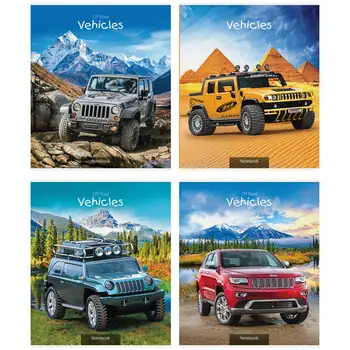 

Notebook cage 48L Artspace "Auto. Off-road vehicles "A5