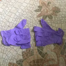 Guantes de nitrilo 100 unids/pack Xingyu púrpura comida grado impermeable alergia libre desechable seguridad guantes de nitrilo