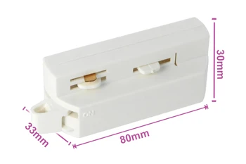 

Power head white color for headlight Led track Mono phase CB0070 CB7170 CB7270 CB7370