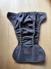 Thank U Mom-pañales para bebé, ropa de bolsillo, carbón de bambú, interior, impermeable, Minky PUL, ajuste exterior, 2-4kg