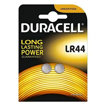 

Alkaline Button Cell Batteries DURACELL DRBLR442 LR44 1.5V (2 pcs)