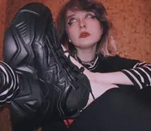 Zapatillas gruesas vulcanizadas informales para mujer, zapatillas de plataforma alta con cordones, color negro, 2020