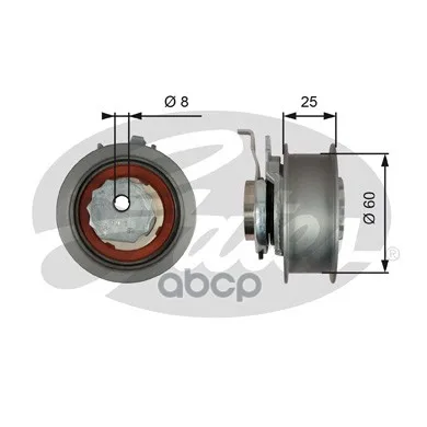 Ролик Ремня Грм Vag 1.0-1.6 11- Gates T43247 Gates арт. T43247