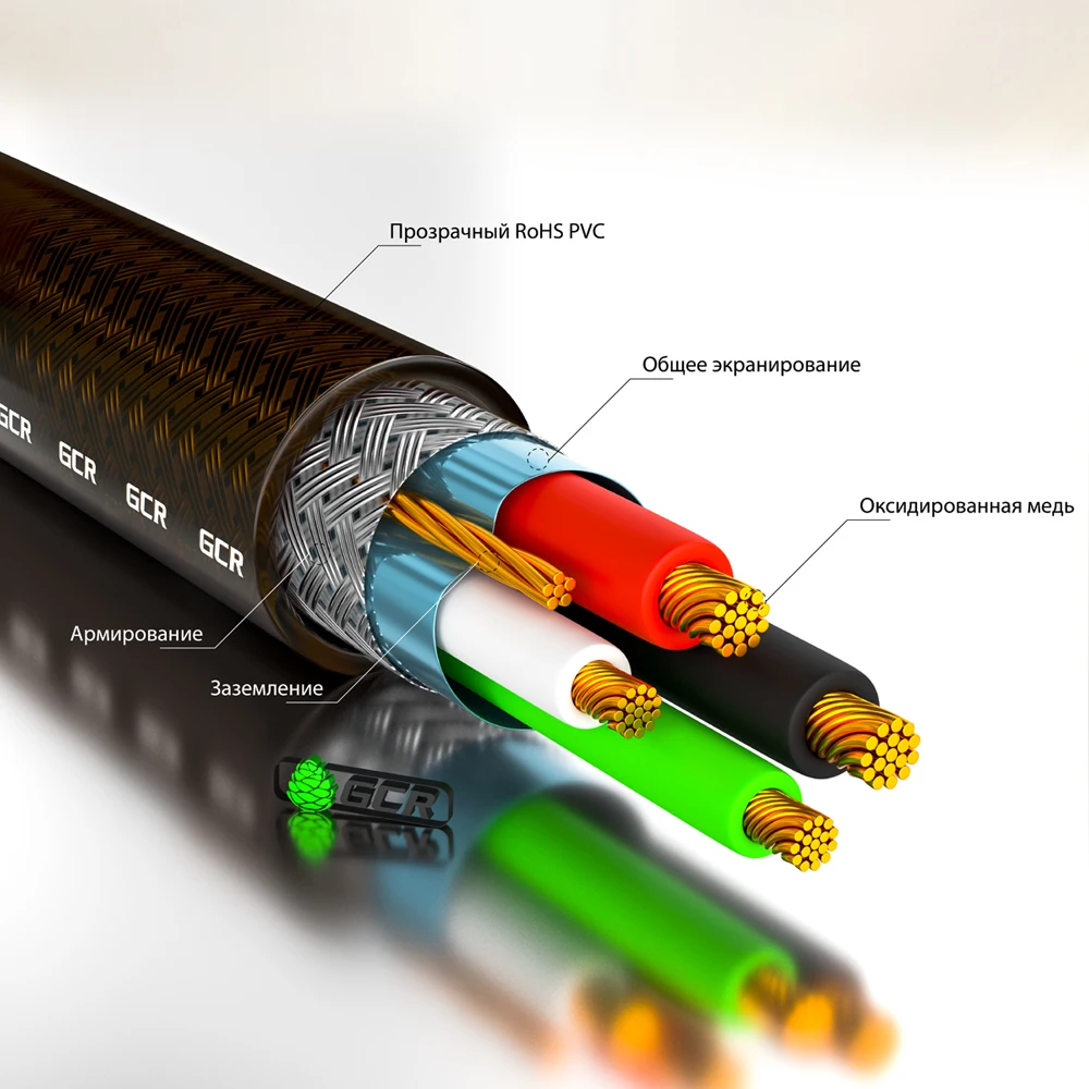 GCR Активный кабель удлинитель с усилителем USB 2 0 для принтера МФУ WeB камеры cable for