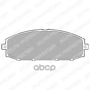 Колодки Передние Nissan Patrol Gr Ii(Y61) Lp1305 Delphi арт. LP1305