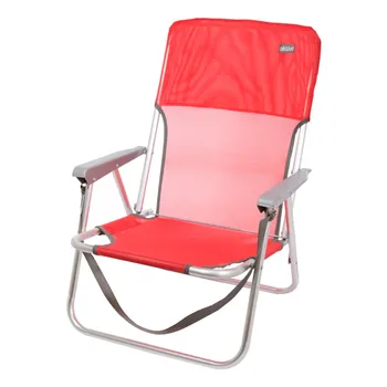 

Folding Chair fixed aluminum Aktive Beach 55x35x72 cm-Red