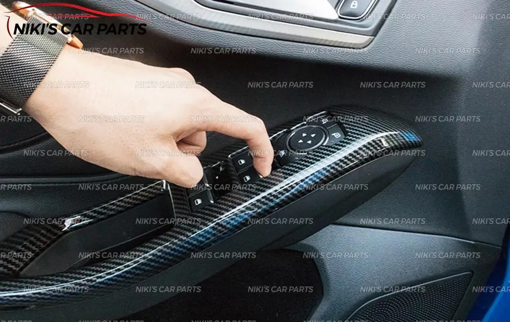 Чехлы для окон swith чехол для Ford Focus-ABS пластик 1 комплект/4 шт. формовочные украшения для стайлинга автомобилей