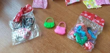 2-Handbag Dress Doll-Accessories 10-Shoes 4-Glasses Barbie-Doll 6-Necklaces Fashion Cloth