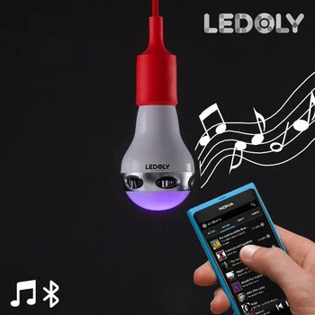 

Ledoly C2000 Multicoloured Bluetooth LED Bulb with Speaker