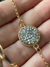 Pulsera bohemia de 30 estilos para mujer, mapa de estrellas de concha de loto, piña, corazón, piedras naturales, tipo cadena, joyería