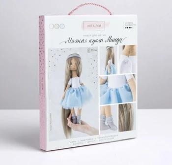 

Set for sewing textile doll Art Pattern "Минди"