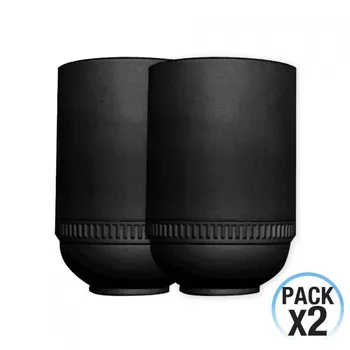

Pack 2 Portalámaparas E27 Black 7hSevenOn Elec