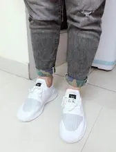 Sneakers Footwear Running-Shoes Athletic Super-Light Walking Jogging Large-Size Breathable