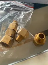 BSP Coupler-Adapter Pipe-Fitting Threaded Brass Male-To-Female Copper 1pcs Copper-m/f-1/8-1-/..
