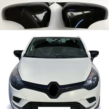 

Mirror Cover Bat Mirror Cover Renault Clio 4 2012 2013 2014 2015 2016 2017 2018 Piano Black 2 pcs Left-Right