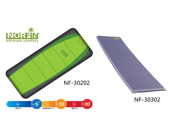 

Norfin set: sleeping bag-blanket light comfort and self-inflating mat Atlantic