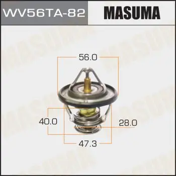 Термостат Toyota Auris/Corolla/Rav4 1.6-2.4 96 MASUMA WV56TA82