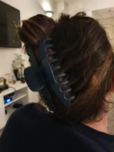 Pinzas de pelo acrílico con pasador para mujer y niña, accesorios para el cabello coreanos sólidos grandes para cabello, elegante glaseado, horquillas con pasador, 1 unidad