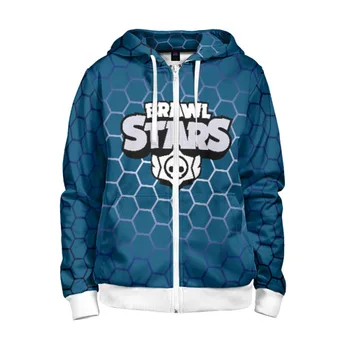 

Children's sweatshirt 3D with zipper Brawl Stars