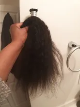 Microlinks-extensiones de cabello brasileño Afro para mujeres negras, cabello virgen 100%, con punta recta, a granel, EverBeauty