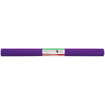 

Crepe paper Greenwich Line, 50 * 250cm, 32g / m2, purple, in roll